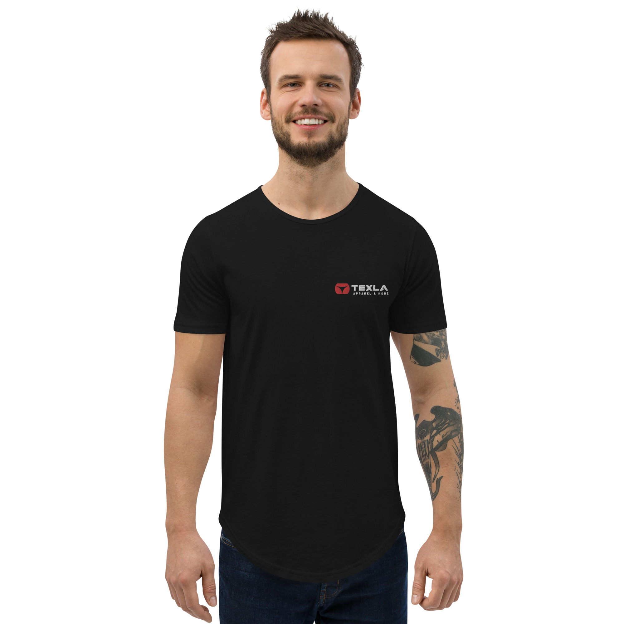 Men’s Curved Hem T-Shirt texla