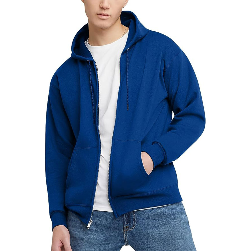 Mens Zip Front Hoodie