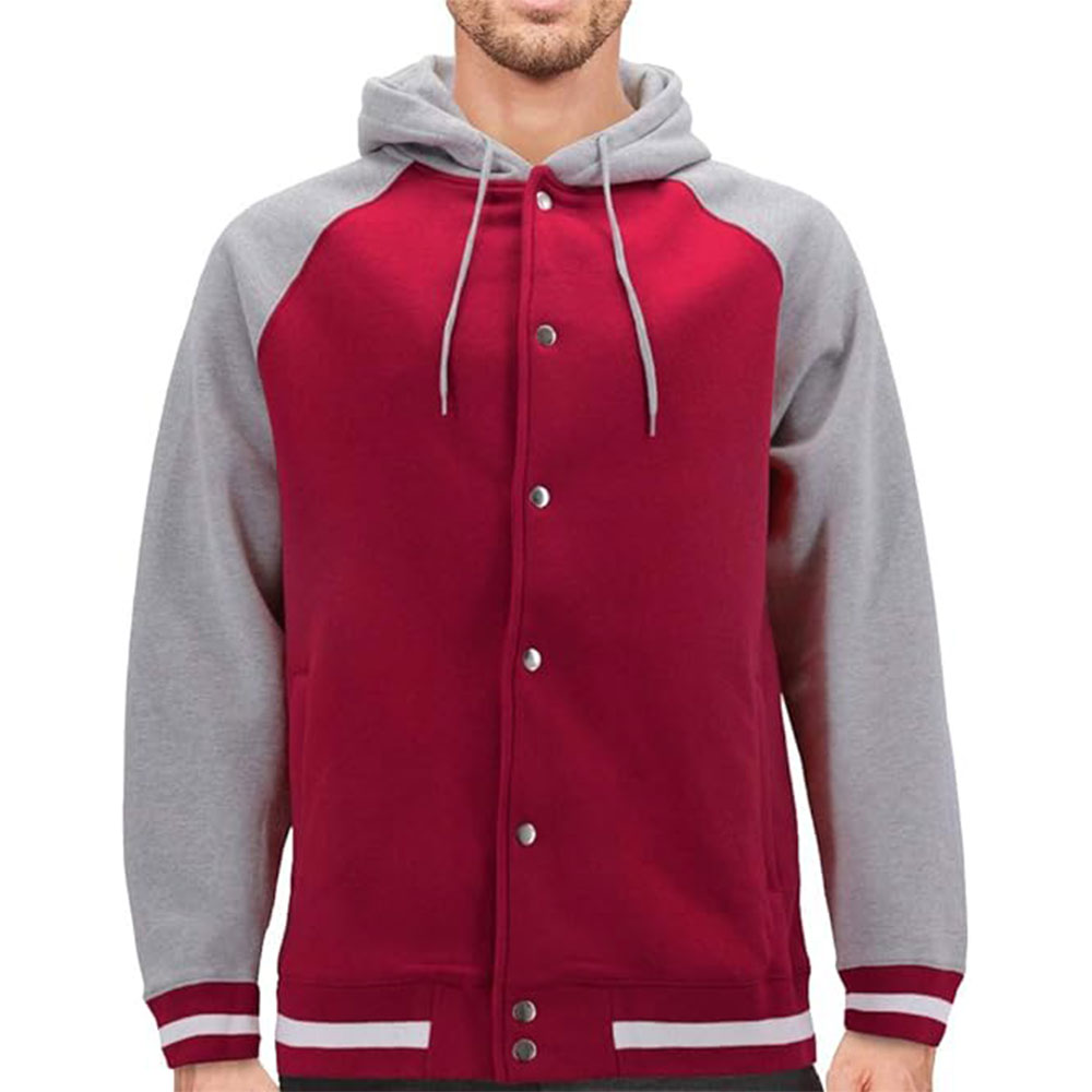 Men Fleece Varsity Jacket