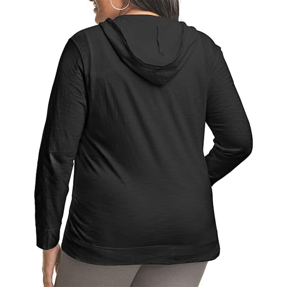 Cowl Neck Top Hoodie